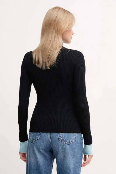 Sveter s prímesou vlny Calvin Klein Jeans