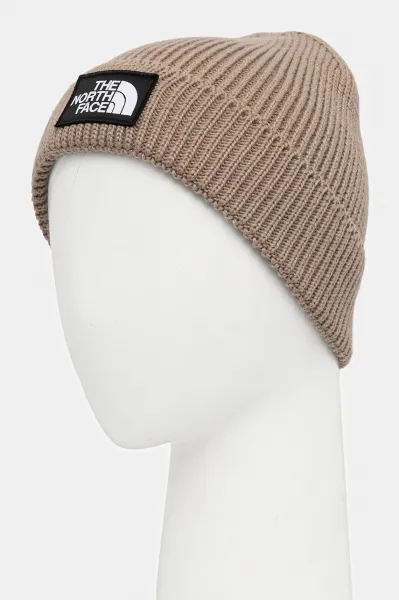 The North Face Logo Box Cuffed Beanie "Mushroom Grey" (NF0A8CHEBOX)