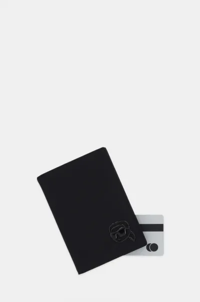 Púzdro Na Pas Karl Lagerfeld K/Ikon Nylon Passport Holder Black