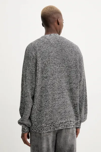 Bavlnený kardigán Tommy Jeans čierna farba, DM0DM22104