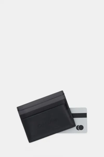 Kožené puzdro na karty Calvin Klein