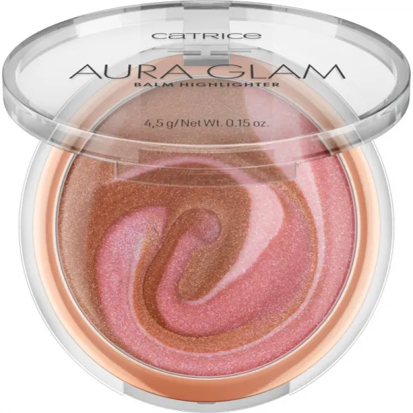 Catrice Aura Glam krémový rozjasňovač odtieň 010 A Swirl of Rose 4.5 g