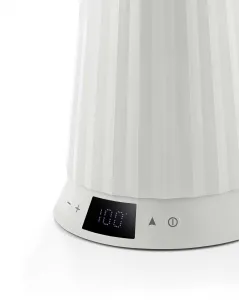 Rýchlovarná kanvica Plissé 1,7L s voľbou teploty vody, biela - Alessi