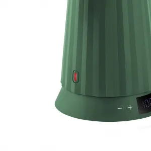 Rýchlovarná kanvica Plissé 1,7L s voľbou teploty vody, zelená - Alessi