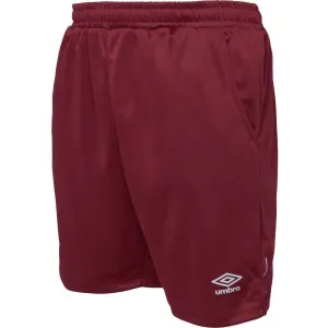 Umbro TRAINING KNIT SHORT Pánske športové trenírky, vínová, veľkosť
