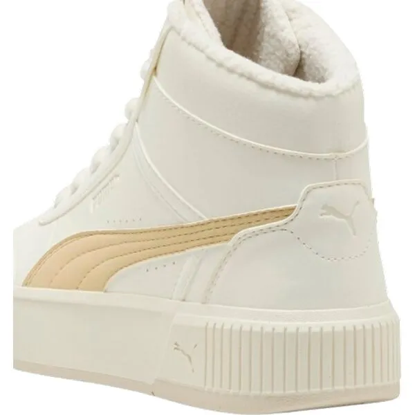 Puma CARINA MIA MID WTR Dámska zateplená voľnočasová obuv, biela, veľkosť 37