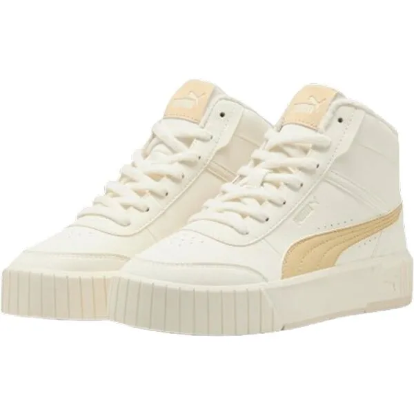 Puma CARINA MIA MID WTR Dámska zateplená voľnočasová obuv, biela, veľkosť 37