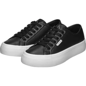 Calvin Klein VULC FLATF LACE UP LTH CK Dámska obuv, čierna, veľkosť