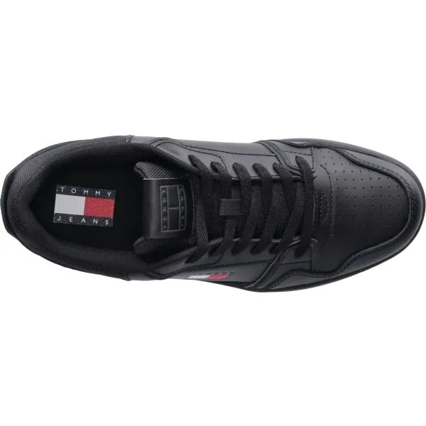 Tommy Hilfiger TJM RETRO BASKET Pánska vychádzková obuv, čierna, veľkosť