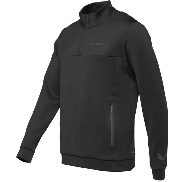 CASTORE SCUBA 1/4 ZIP Pánsky top, čierna, veľkosť