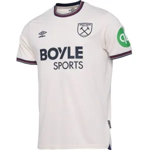 Umbro WEST HAM AWAY SS SHIRT Pánsky futbalový dres, biela, veľkosť