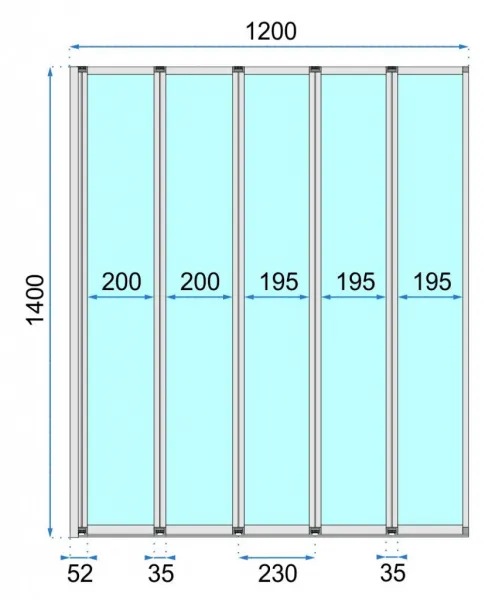 REA - Vaňová zástena Idea 120 REA-W0850