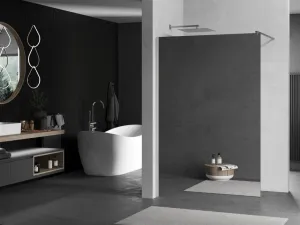 MEXEN/S - KIOTO Sprchová zástena WALK-IN 80x200 cm 8 mm, chróm, zrkadlové sklo 800-080-101-01-50