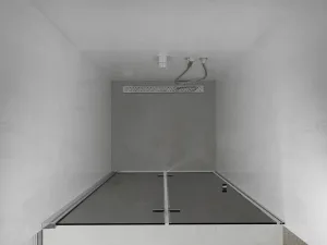 MEXEN - LIMA skladacie dvere 80x190 cm 6mm, chróm, grafit sa stenovým profilom 856-080-000-01-40