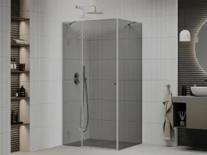 MEXEN/S - ROMA sprchovací kút 100x80, grafit, chróm 854-100-080-01-40