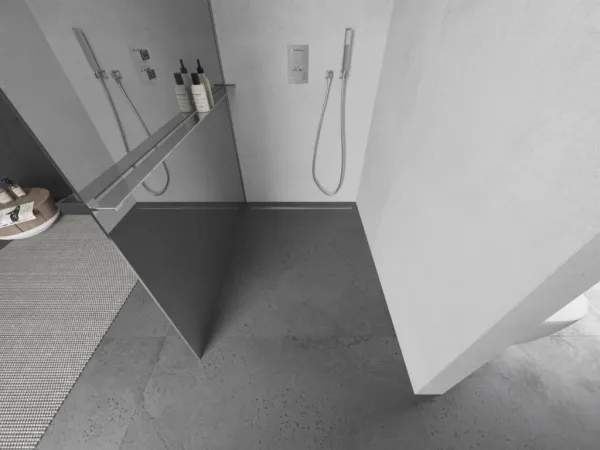MEXEN/S - KIOTO Sprchová zástena WALK-IN s poličkou a držiakom uterákov 80 x 200, zrkadlové 8 mm, chróm 800-080-121-01-50