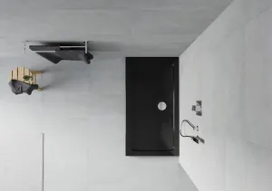 MEXEN - Flat sprchová vanička obdĺžniková slim 120 x 70, čierna 40707012