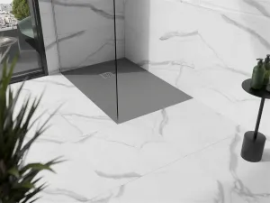 MEXEN - Stone+ sprchová vanička obdĺžniková 120x70, sivý betón 44617012