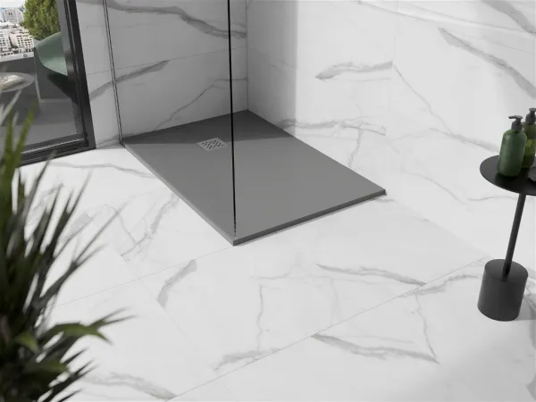 MEXEN - Stone+ sprchová vanička obdĺžniková 140x80, sivý betón 44618014