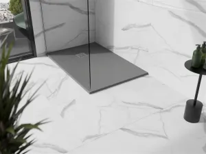 MEXEN - Stone+ sprchová vanička obdĺžniková 140x80, sivý betón 44618014
