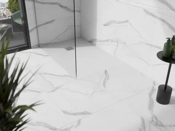 MEXEN - Stone+ sprchová vanička obdĺžniková 140x90, biela 44109014