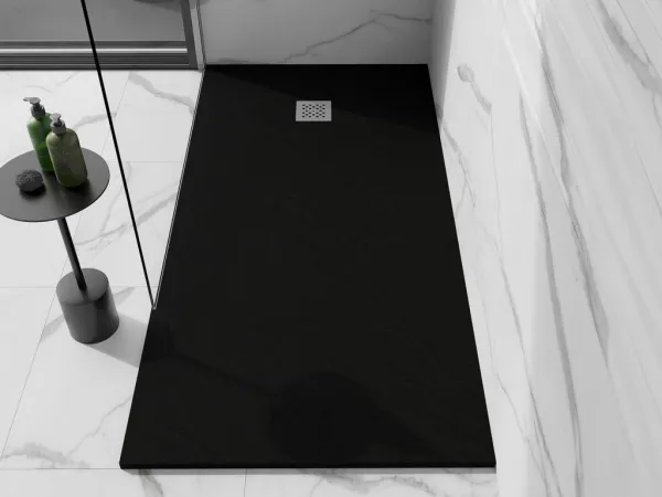 MEXEN - Stone+ sprchová vanička obdĺžniková 180x100, čierna 44701018