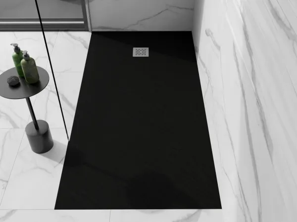 MEXEN - Stone+ sprchová vanička obdĺžniková 180x80, čierna 44708018