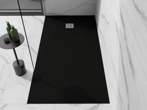 MEXEN - Stone+ sprchová vanička obdĺžniková 180x80, čierna 44708018