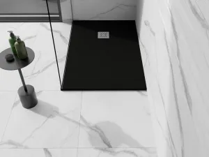 MEXEN - Stone+ sprchová vanička obdĺžniková 140x80, čierna 44708014