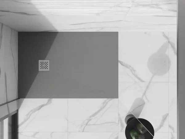 MEXEN - Stone+ sprchová vanička obdĺžniková 120x100, sivý betón 44611012