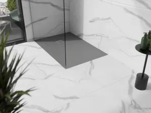 MEXEN - Stone+ sprchová vanička obdĺžniková 110x80, sivý betón 44618011