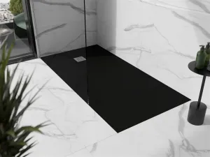 MEXEN - Stone+ sprchová vanička obdĺžniková 180x80, čierna 44708018
