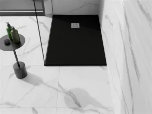 MEXEN - Stone+ sprchová vanička obdĺžniková 120x70, čierna 44707012