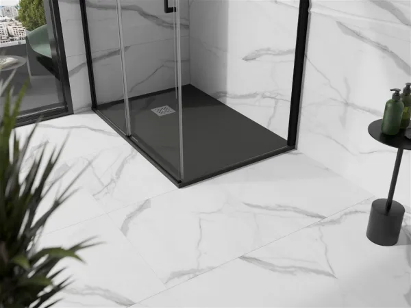 MEXEN - Stone+ sprchová vanička obdĺžniková 140x80, antracit 44718014