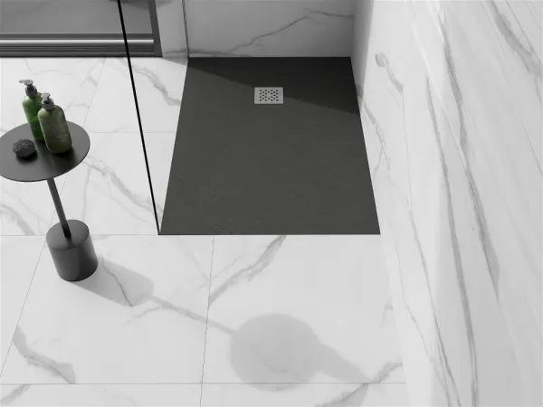MEXEN - Stone+ sprchová vanička obdĺžniková 100x90, antracit 44719010