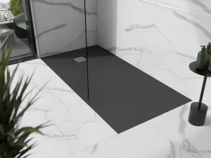 MEXEN - Stone+ sprchová vanička obdĺžniková 180x100, antracit 44711018