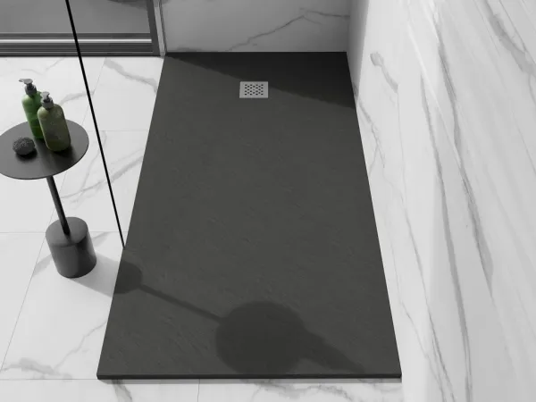 MEXEN - Stone+ sprchová vanička obdĺžniková 180x100, antracit 44711018