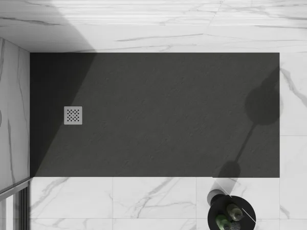 MEXEN - Stone+ sprchová vanička obdĺžniková 180x100, antracit 44711018