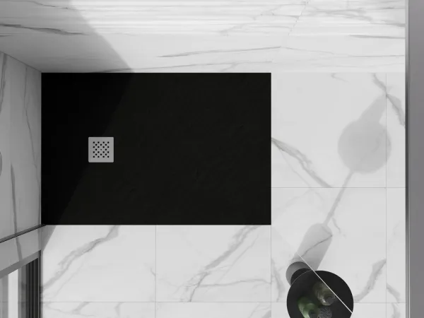 MEXEN - Stone+ sprchová vanička obdĺžniková 120x100, čierna 44701012