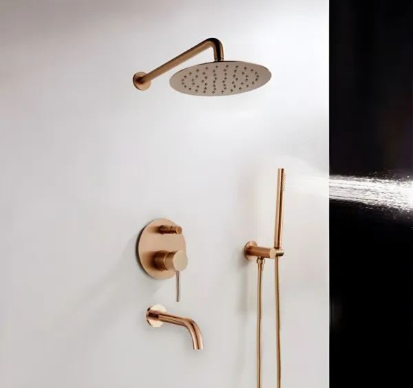 REA - Podomietková kúpeľňová sada LUNGO Copper + BOX REA-P7998