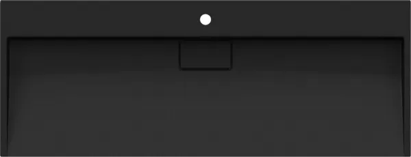MEXEN - Ava umývadlo na dosku liaty mramor 1/O 120 x 46, čierna 23011271