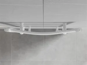 MEXEN - Ares vykurovací rebrík/radiátor 900x600 mm, 433 W, biela W102-0900-600-00-20