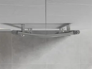 MEXEN - Ares vykurovací rebrík/radiátor 1200x500 mm, 420 W, chróm W102-1200-500-00-01