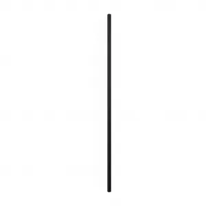 OMNIRES - MARINA bočná stena, 30 cm čierna mat / transparent /BLMTR/ DNR30XBLTR