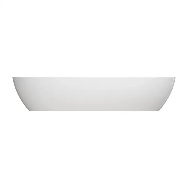 OMNIRES - SIENA M+ umývadlo na dosku, 60 x 35 cm biela lesk /BP/ SIENALUNBP