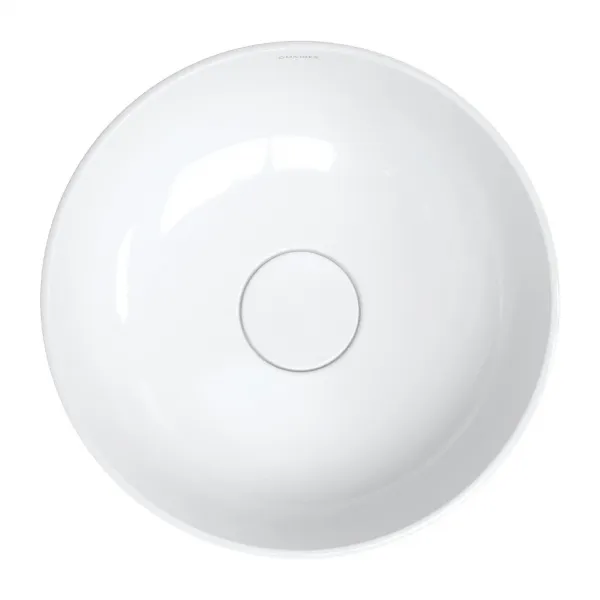 OMNIRES - SILK M+ umývadlo na dosku, o40 cm biela lesk /BP/ SILKR400BP