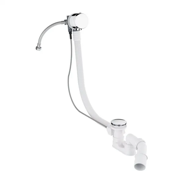 OMNIRES - CGS Sifón vaňový automat komplet s napúšťaním chróm /CR/ TK122-PLUS-3.01+64-SCR