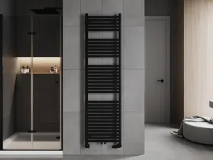 MEXEN - Hades vykurovací rebrík/radiátor 1800 x 500 mm, 843 W, čierna W104-1800-500-00-70