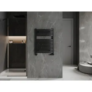MEXEN - Helios vykurovací rebrík / radiátor 800 x 600 mm, 450 W, čierna W103-0800-600-00-70