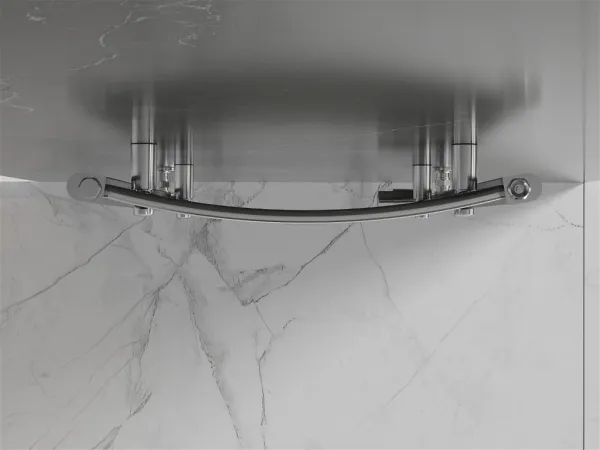 MEXEN - Helios vykurovací rebrík/radiátor 1200 x 500 mm, 448 W, chróm W103-1200-500-00-01